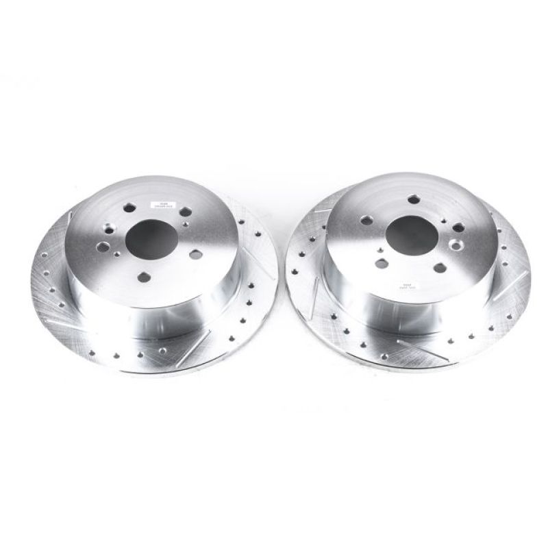 PowerStop Power Stop 09-16 Toyota Venza Rear Evolution Drilled & Slotted Rotors - Pair