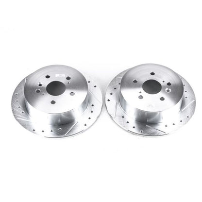 PowerStop Power Stop 09-16 Toyota Venza Rear Evolution Drilled & Slotted Rotors - Pair