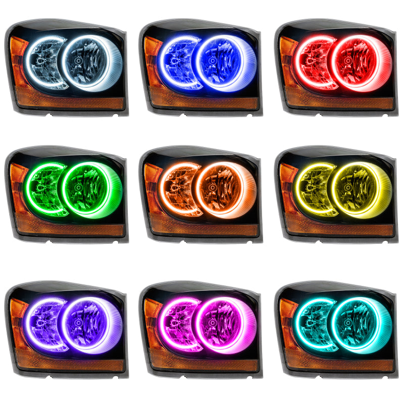 ORACLE Lighting Oracle Dodge Durango 04-06 Halo Kit - ColorSHIFT w/ Simple Controller