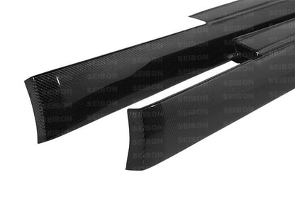 Seibon 09-10 Nissan GTR R35 OEM Style Carbon Fiber Side Skirts