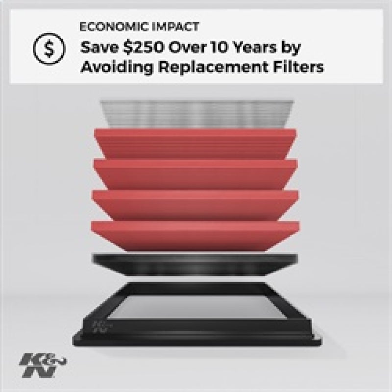 K&N Engineering K&N 07-10 Toyota Tundra/Sequoia/Land Cruiser Drop In Air Filter