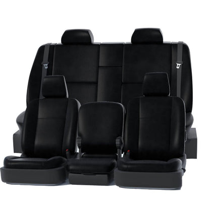 Covercraft 2025 Ford Explorer Leatherette Custom Front Row Seat Covers - Black