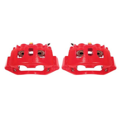 PowerStop Power Stop 11-19 Chevrolet Silverado 2500 HD Rear Red Calipers w/Brackets - Pair