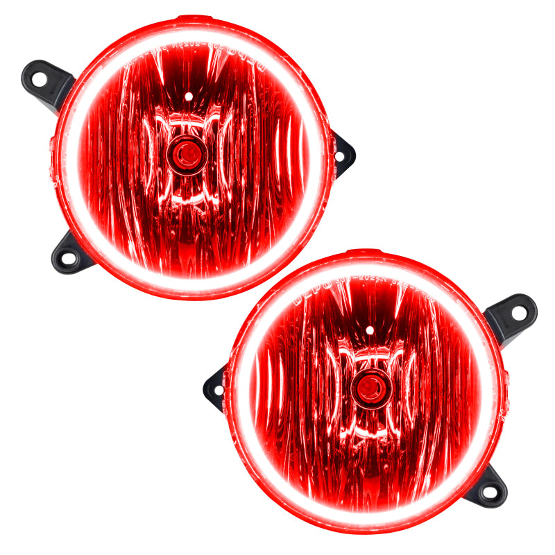 ORACLE Lighting Oracle 10-12 Ford Mustang LED Fog Light Halo Kit - V6 Grill Fogs - Red