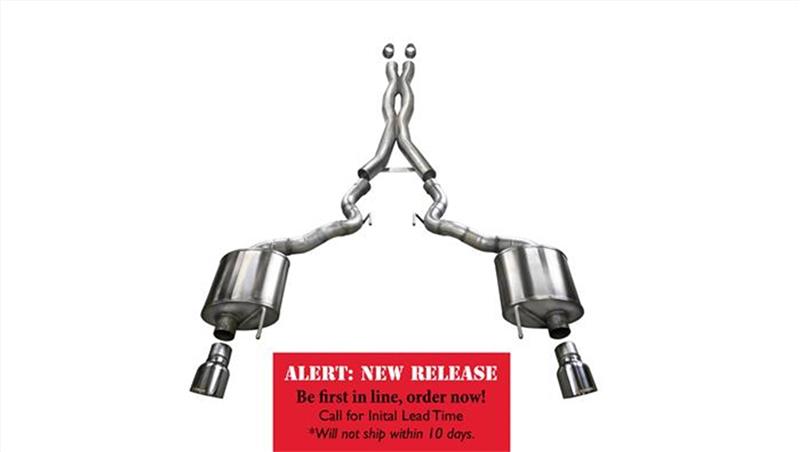 CORSA Performance Corsa 2015-2017 Ford Mustang GT Convertible 5.0L V8 Polished Sport Cat-Back Dual Rear Exit