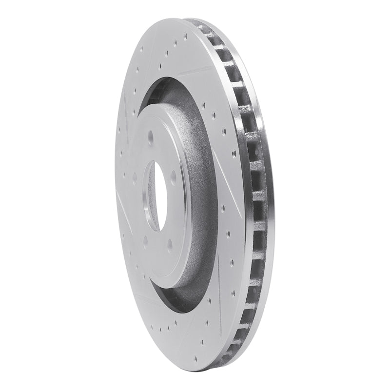 R1 Concepts R1 08-14 Chrysler 200 Front Left Drilled & Slotted Silver Brake Rotor