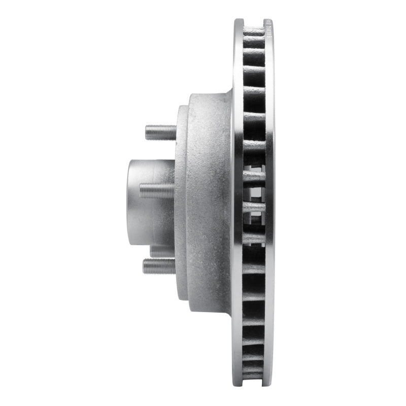 R1 Concepts R1 70-72 Ford Country Squire Front Left Drilled & Slotted Silver Brake Rotor