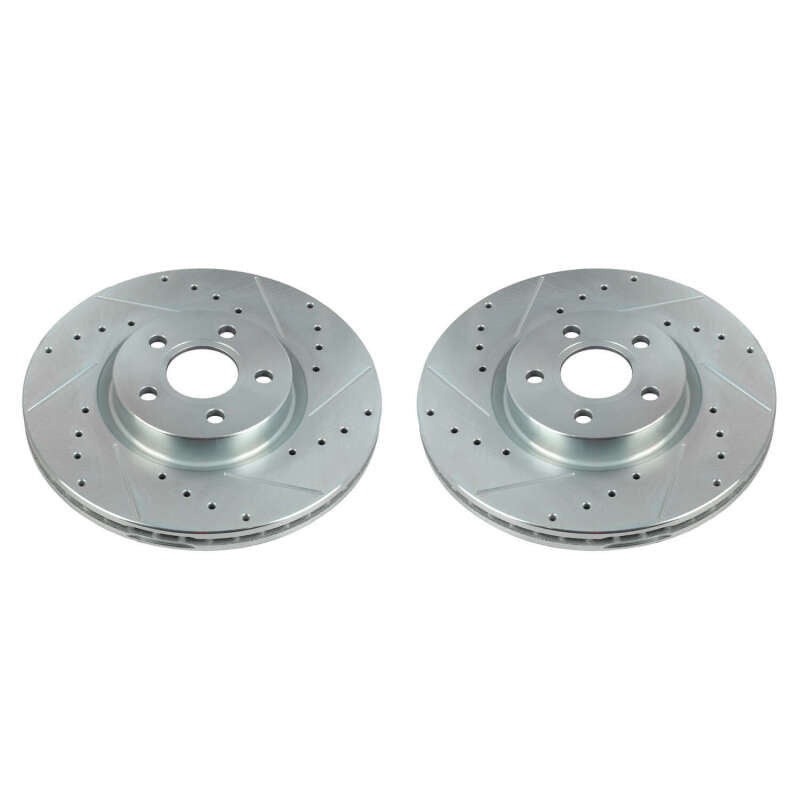 PowerStop Power Stop 18-20 Ford Transit Connect Front Evolution Drilled & Slotted Rotors - Pair
