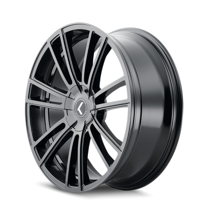 Kraze Wheels Kraze KR183 Spectra 20x8.5 / 5x112/120 BP / 38mm Offset / 74.1mm Hub Gloss Black Wheel