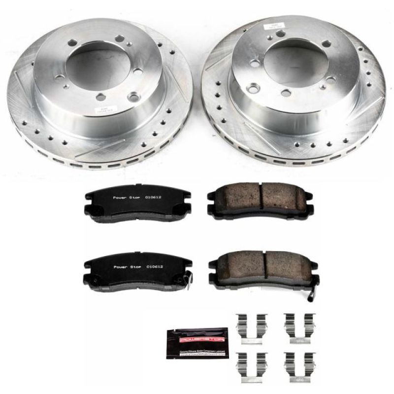 PowerStop Power Stop 91-96 Dodge Stealth Rear Z23 Evolution Sport Brake Kit