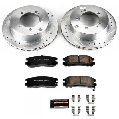 PowerStop Power Stop 91-96 Dodge Stealth Rear Z23 Evolution Sport Brake Kit