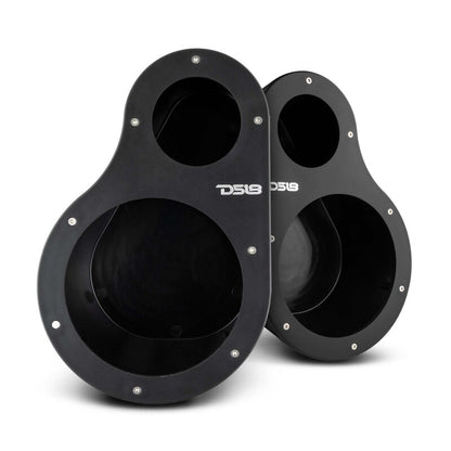 DS18 6.5in 2-Way Speaker Pods Fits 2x 6.5in Speakers 2x 3.78in Tweeters Speakers Not Included