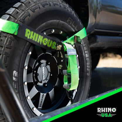 Rhino USA Lasso Straps; Basket Straps - Black