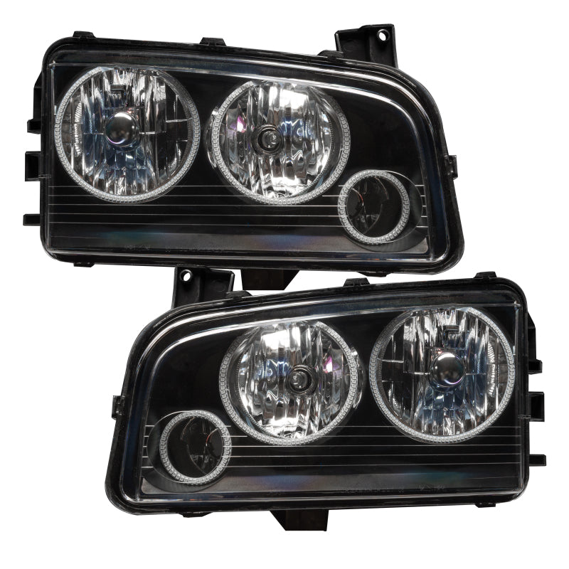 ORACLE Lighting Oracle 05-10 Dodge Charger SMD HL (Non-HID) - Triple Halo - ColorSHIFT