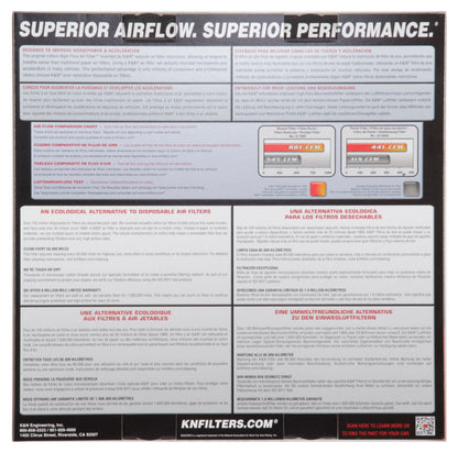 K&N Engineering K&N Replacement Drop In Air Filter - 14in OD / 12in ID / 4in H w/ Wire