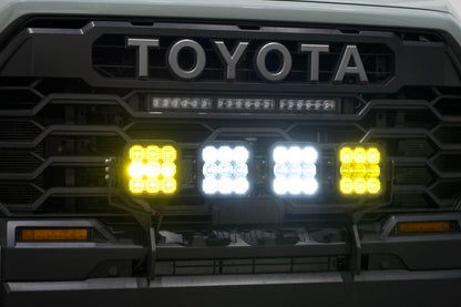 Diode Dynamics 2022 Toyota Tundra SS5 Grille CrossLink Lightbar Kit - Yellow Pro Combo