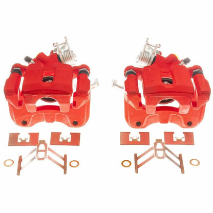 PowerStop Power Stop 05-07 Honda Accord Rear Red Calipers - Pair
