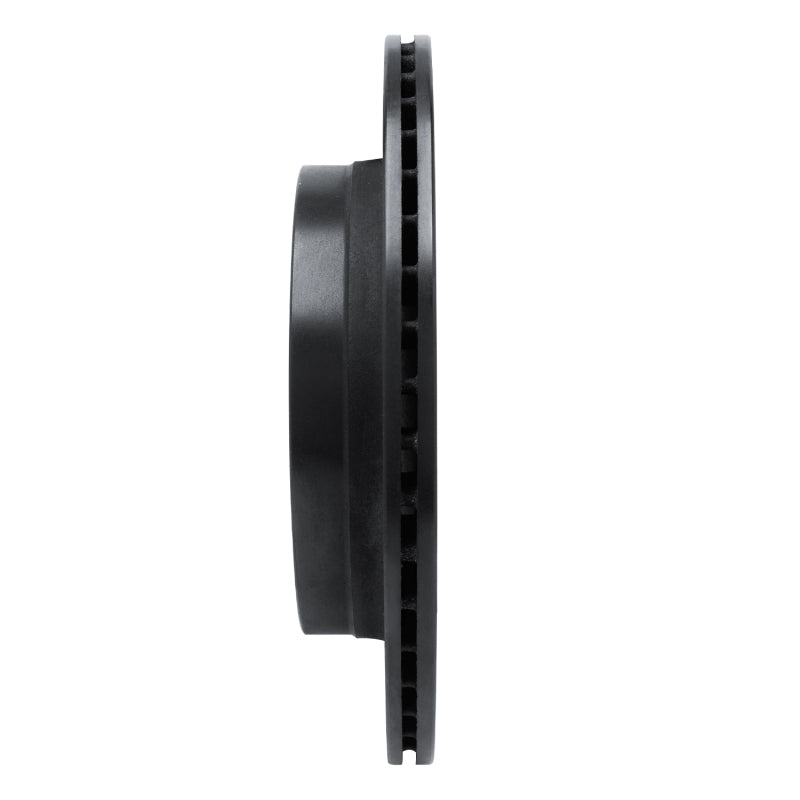 R1 Concepts R1 13-19 Cadillac XTS Rear Left Drilled & Slotted Black Brake Rotor