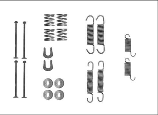 Mintex MBA870 Accessory Kit, brake shoes