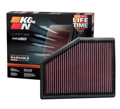 K&N Engineering K&N 15-18 BMW 740I L4-3.0L F/I Replacement Drop In Air Filter