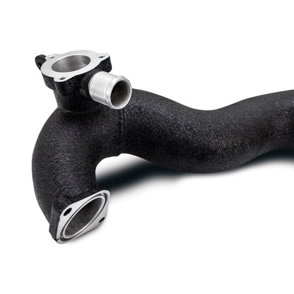 Mishimoto 2024+ Ford Mustang EcoBoost Charge Pipes - Wrinkle Black