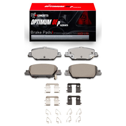 R1 Concepts R1 17-25 Honda CR-V Rear Optimum OE Pads & Hardware Kit