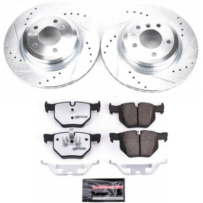 PowerStop Power Stop 13-15 BMW X1 Rear Z26 Street Warrior Brake Kit