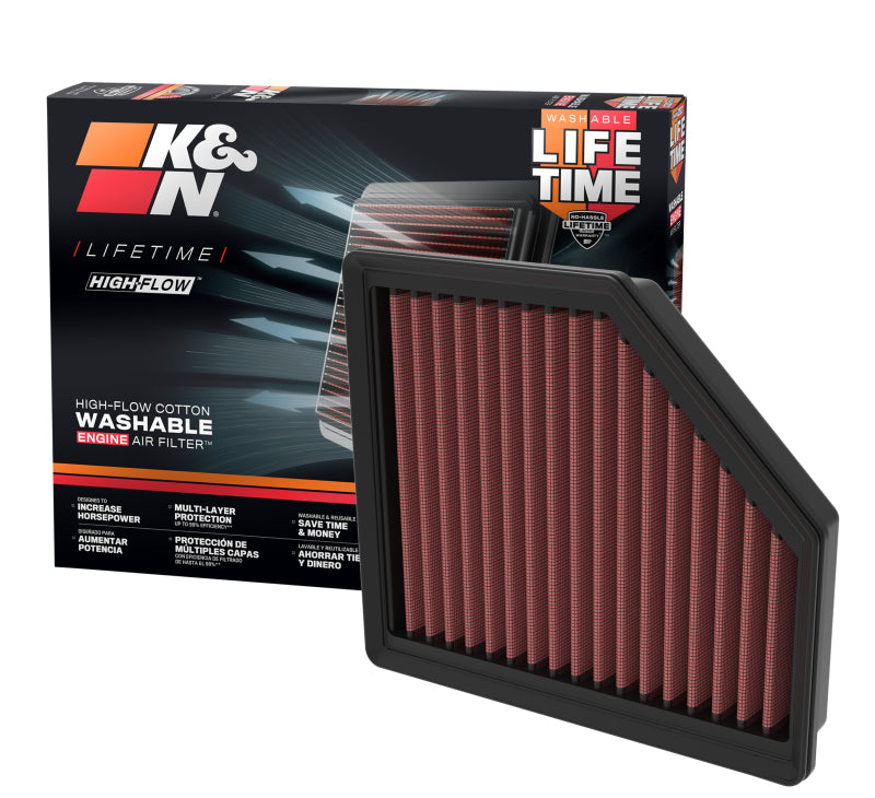 K&N Engineering K&N 21-22 Nissan Qashqai III 1.3L L4 F/I Replacement Air Filter