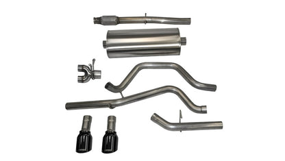 CORSA Performance Corsa 2014-2019 C Sierra/Chevy Silv 1500 Crew Cab/Short Bed 5.3L V8 Black Sport Dual Rear CB Exhaust