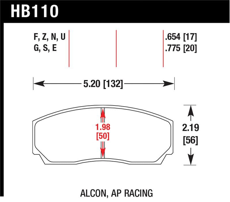Hawk Performance Hawk AP CP2279 / CP3788 / CP3789 / C5835 / C5880 / C5830 (SC430) Caliper DTC-70 Race Brake Pads