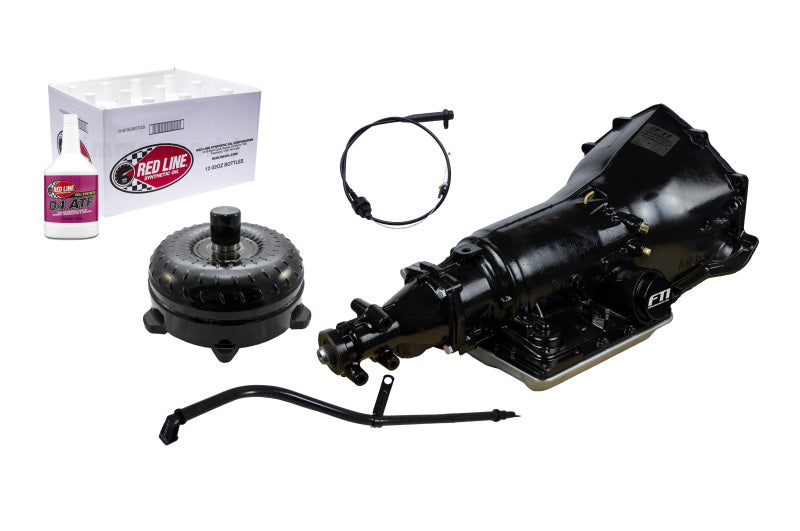 FTI Performance FTI 700R4 Transmission Kit - Level 3 - 600HP - Chevy Bell - Edelbrock Adapter SRLT3082 Converter