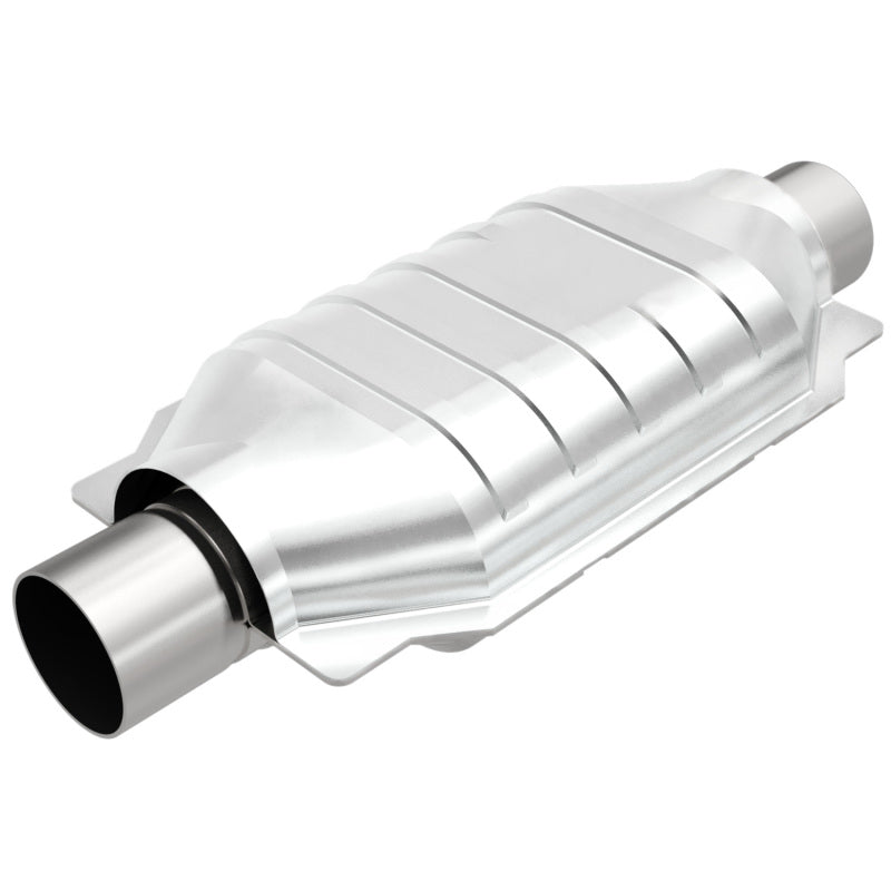 MagnaFlow Univ Cat Conv 2.5in Inlet/Outlet Center/Center Oval 12in Body L x 7in W x 16in Overall L