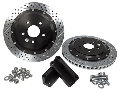 Baer Brakes 04-09 Cadillac XLR Eradispeed+ Rear SDZ 2-Piece Performance Brake Rotors