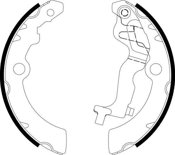 Mintex MFR780 Brake Shoe Set