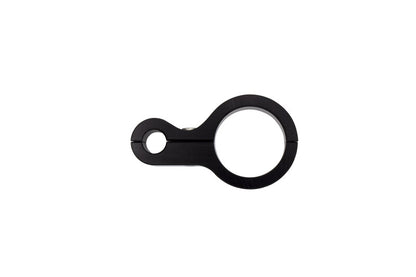 Fleece Performance 6061 T6 Aluminum 1/2in Routing Hole 1.5in Roll Bar Clamp - Black Anodized