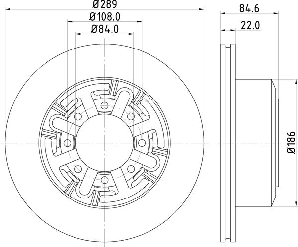 Mintex MDC995 Brake Disc