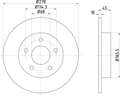 Mintex MDC1606 Brake Disc