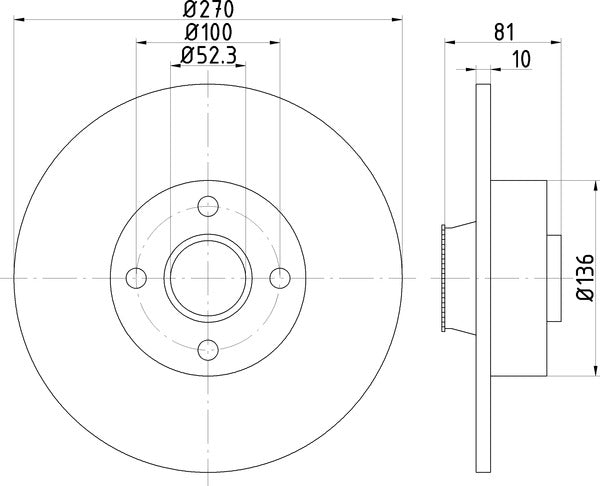 Mintex MDC1859 Brake Disc