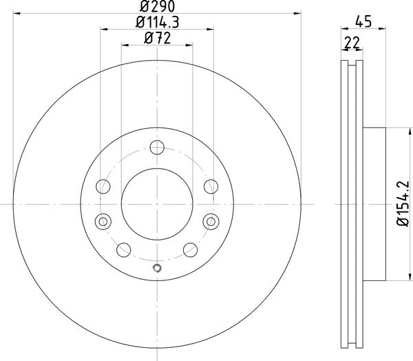 Mintex MDC1904 Brake Disc