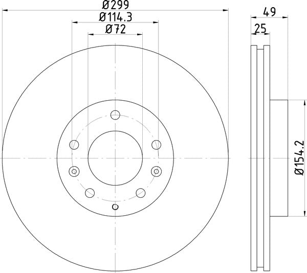 Mintex MDC2091 Brake Disc