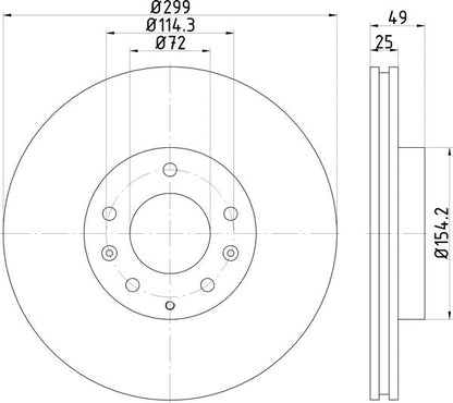 Mintex MDC2091 Brake Disc