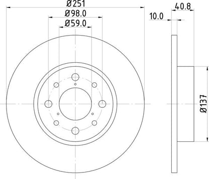 Mintex MDC2237 Brake Disc