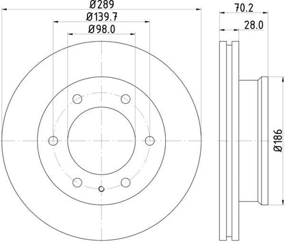Mintex MDC2217 Brake Disc