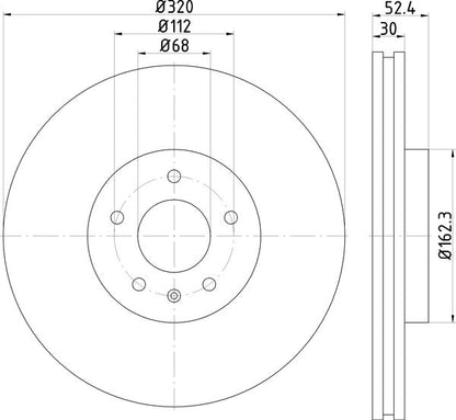 Mintex MDC2263 Brake Disc