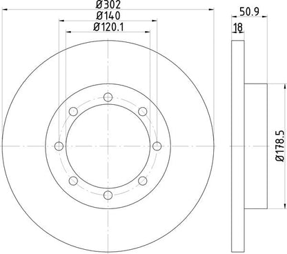 Mintex MDC2294 Brake Disc