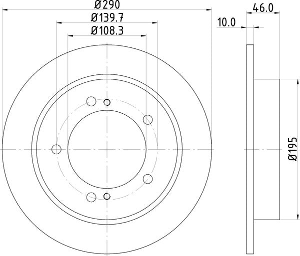 Mintex MDC2337 Brake Disc