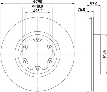Mintex MDC2369 Brake Disc