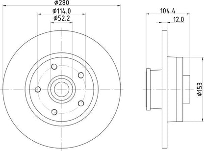 Mintex MDC2677 Brake Disc