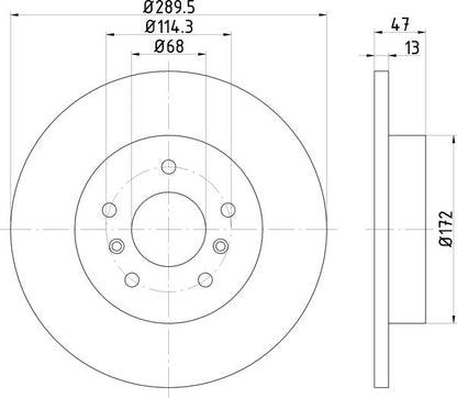 Mintex MDC2693 Brake Disc