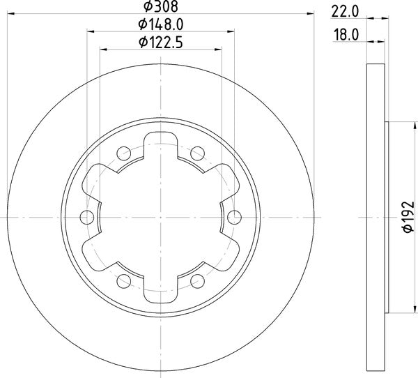 Mintex MDC2698 Brake Disc